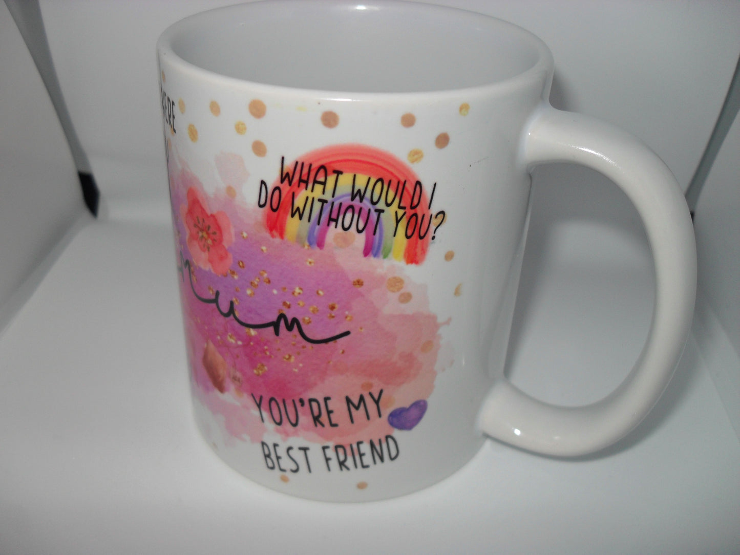 Always there Mothers Day Mum Mug Cup Glass Best Friend Love