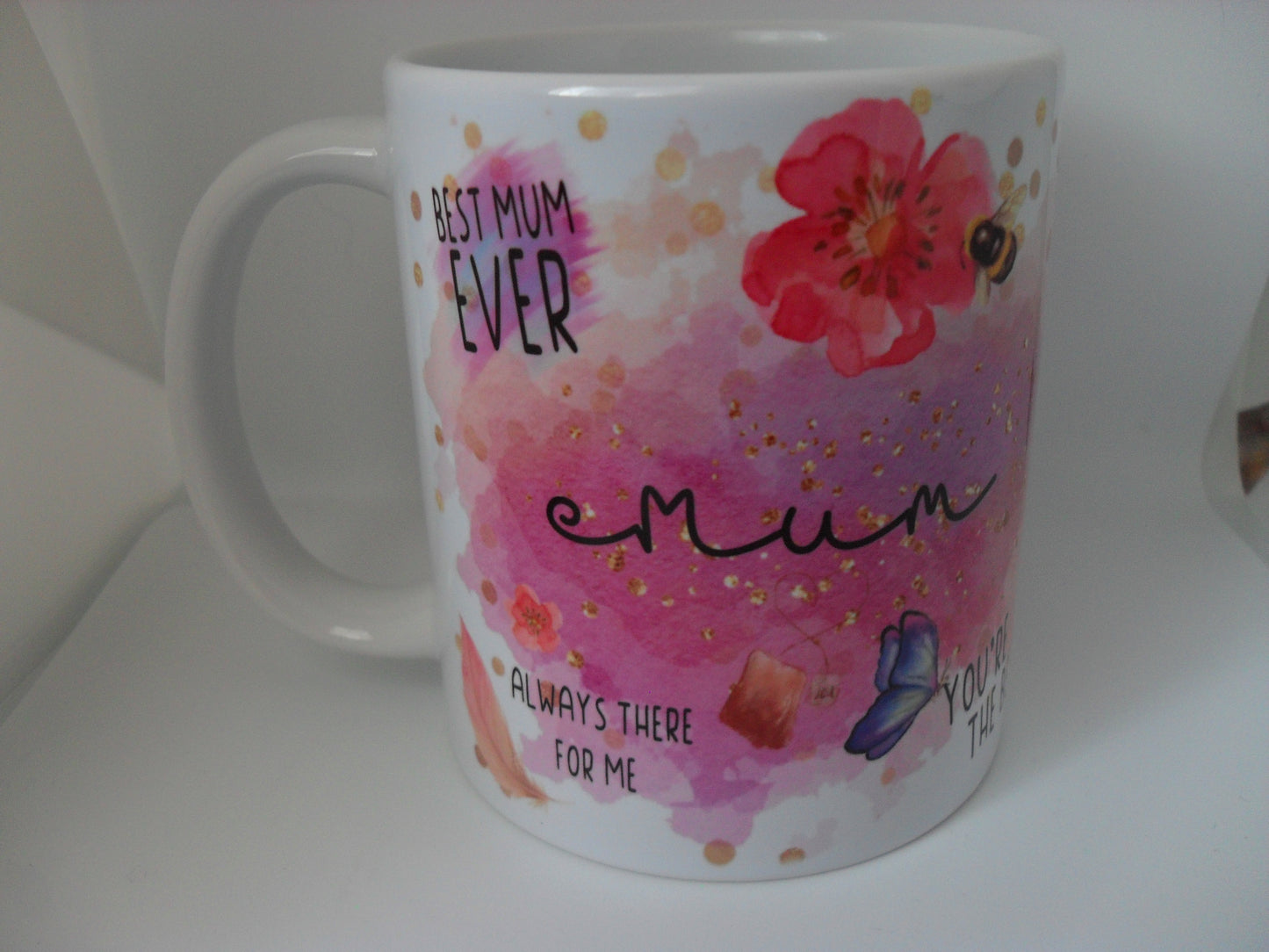 Always there Mothers Day Mum Mug Cup Glass Best Friend Love